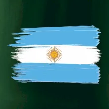 Argentína vlajka kreslená štetkou
