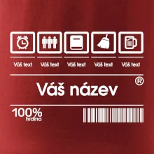 Čárový kód - Vlastní text