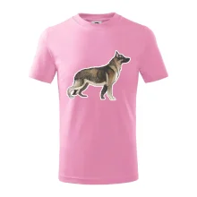 Nemecký ovčiak - hnedý kreslený