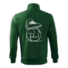 Futbalová lopta kopačka jedným ťahom