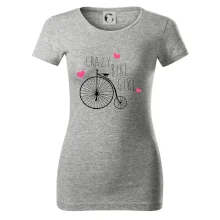 Crazy bike girl