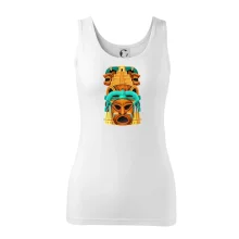 Mayová maska s pyramídou