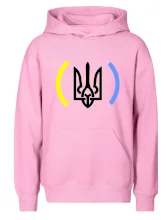 Ukrajina trojzubec s farbami