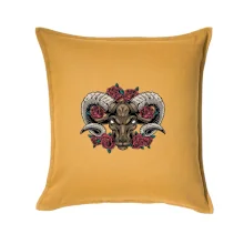 Hlava barana s ružami