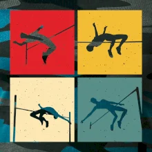 Skok do výšky vintage