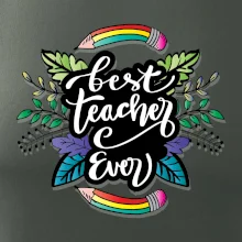 Farebné ceruzky best teacher ever