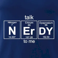Talk nerdy - periodická tabuľka Talk nerdy - periodická tabuľka