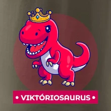 Dinosaurie mená - červený dinosaurus