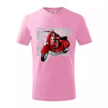 Scooter born to ride red