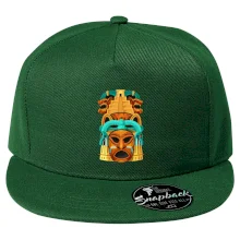 Mayová maska s pyramídou