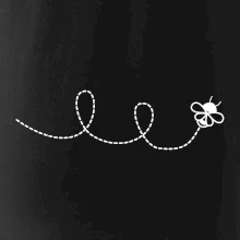 Dráha letu včely - slučka