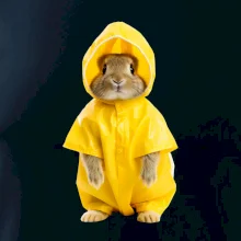 Králik v pláštenke