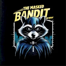 Mýval v plášti masked bandit