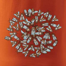 Včelia rodinka kruh (Pecka Design)