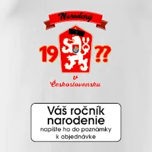 Prelepená hviezda - Narodený v Československu - vlastný ročník