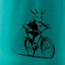 Drsný cap na bicykli