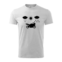 Motorkář za každého počasí - silnice