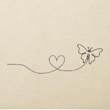 Dráha letu motýľa - srdce