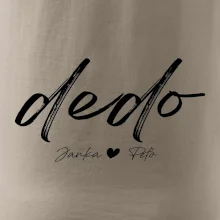 Dedo - tričko menami detí písacie písmo