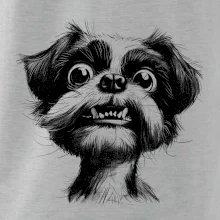 Čiernobiela karikatúra Ši-tzu