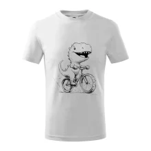 Roztomilý Dinosaurus na bicykli