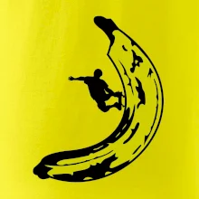 Skateboardista na banánu