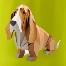 Baset zlepený z papiera