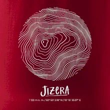 Jizera - vrstevnice v kruhu