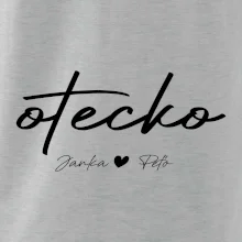 Otecko - tričko s menami deti Otecko - tričko s menami deti