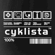 Čiarový kód - cyklista