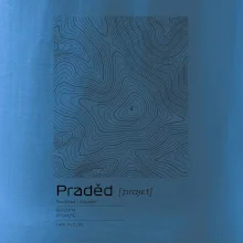 Praděd - vrstevnice v obdĺžniku