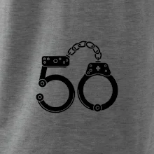 Narodeninové tričko pre policajta - putá 50
