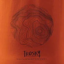 Trosky - vrstevnice v kruhu