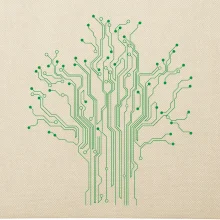 Tlačený spoj strom