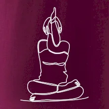 Jóga v sede jedným ťahom