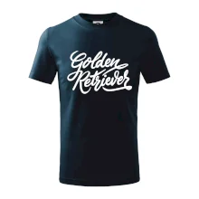 Golden retriever - nápis okrasný
