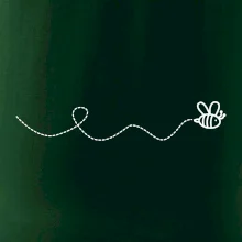 Dráha letu včely - vlnovka Dráha letu včely - vlnovka