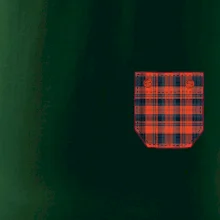 Flanelové triko červené