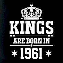 Kings are born in 1961