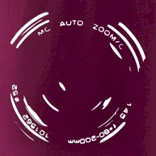 Foto objektív obrys