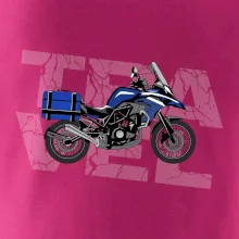 Cestovná enduro modrá