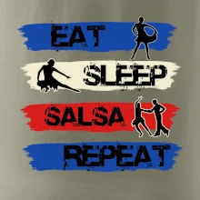 Eat sleep salsa repeat