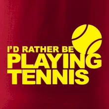 Playing tennis Playing tennis