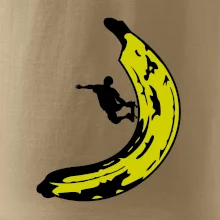 Skateboardista na banánu