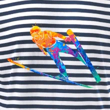 Skokan na lyžiach splash