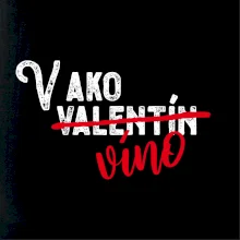 V ako Valentín víno