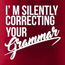 Correcting grammar