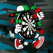 Šipkár  kreslený terč