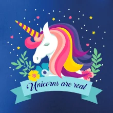 Unicorns are real dúhový Unicorns are real dúhový