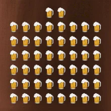 Narodeniny - 50x pivo